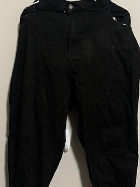Men’s black 100% cotton pants -size 3xl(waist 48-50)